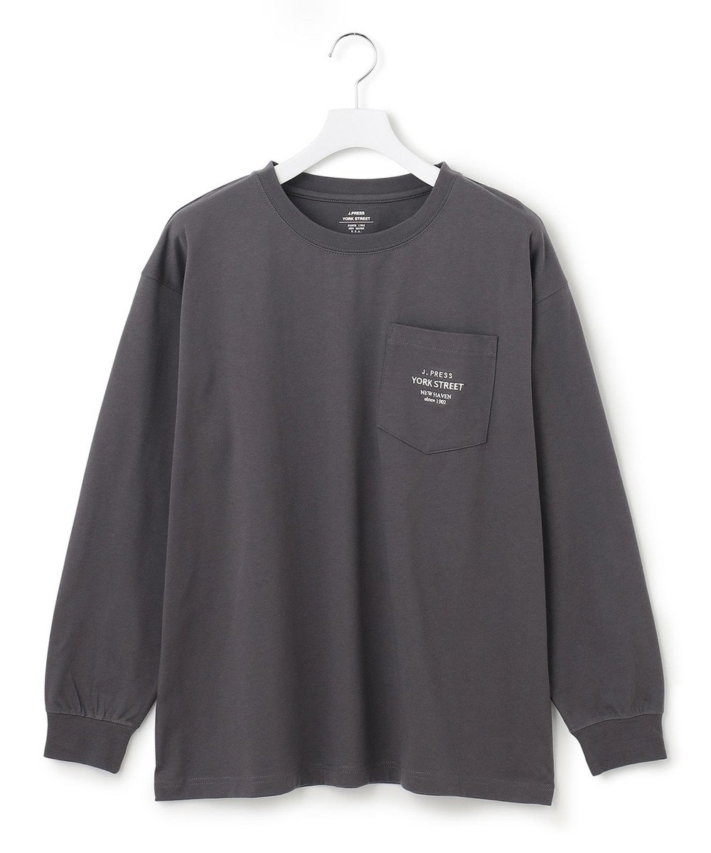 J.PRESS YORK STREET 【UNISEX】ワンポイントロゴTシャツ 
