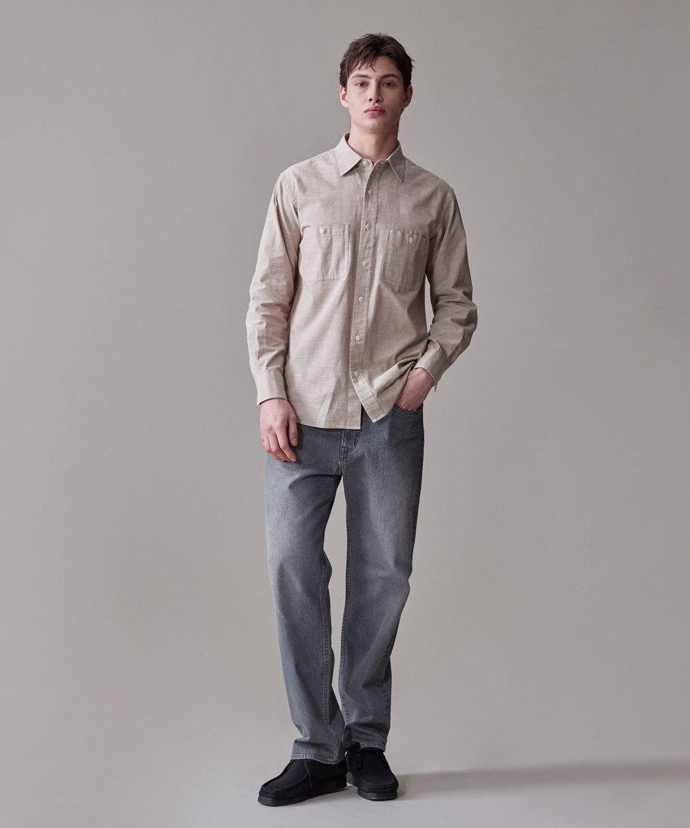 J.PRESS MEN 【洗える】コットンダンガリー シャツ / レギュラー 