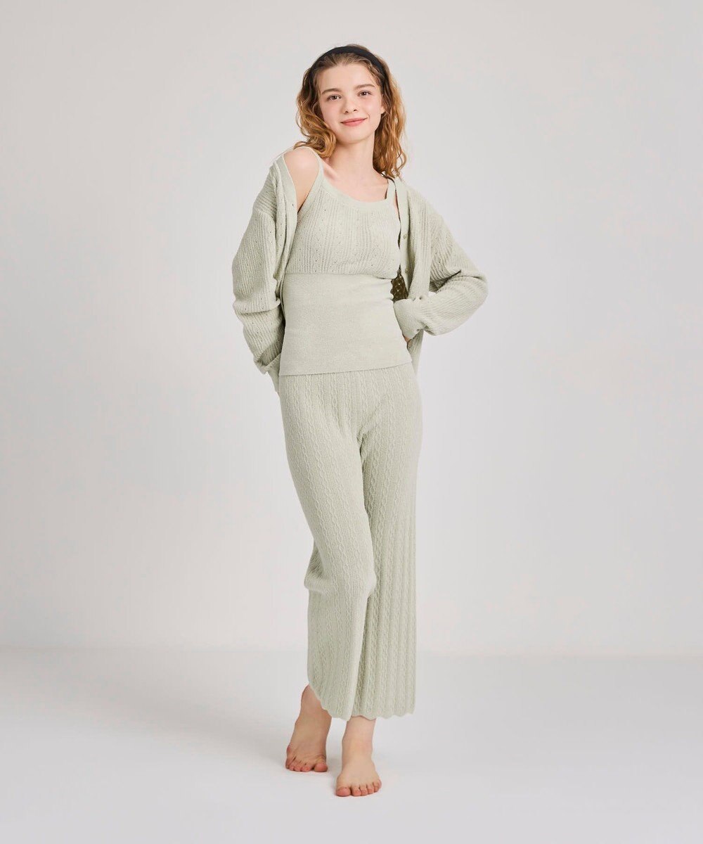 une nana cool とろみ素材がここちよいハラマキ付きロングボトム　ｍｏｉ　ｒｏｏｍ（モアルーム） 