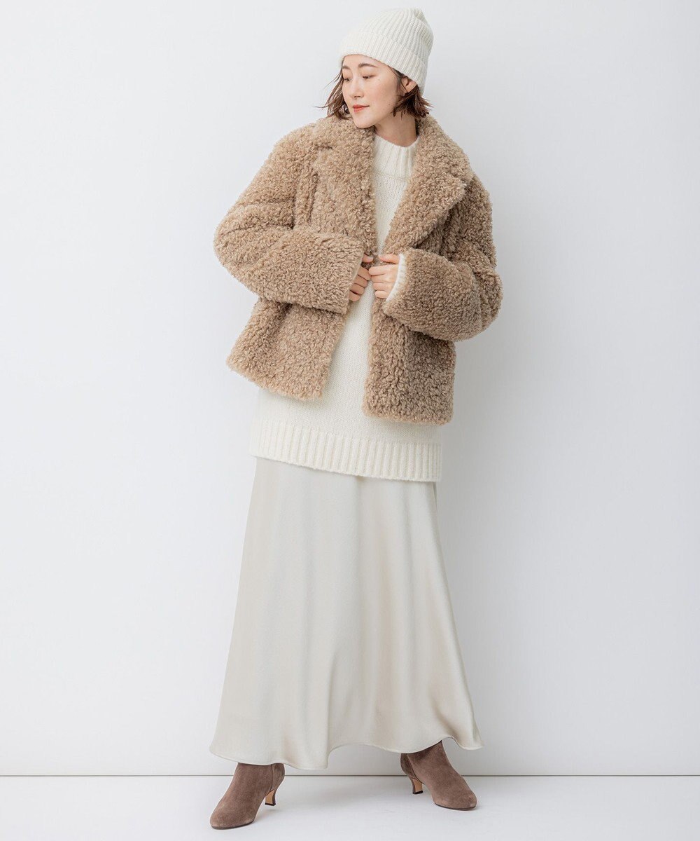 23区 ベビーアルパカ ビッグシルエット ニット 