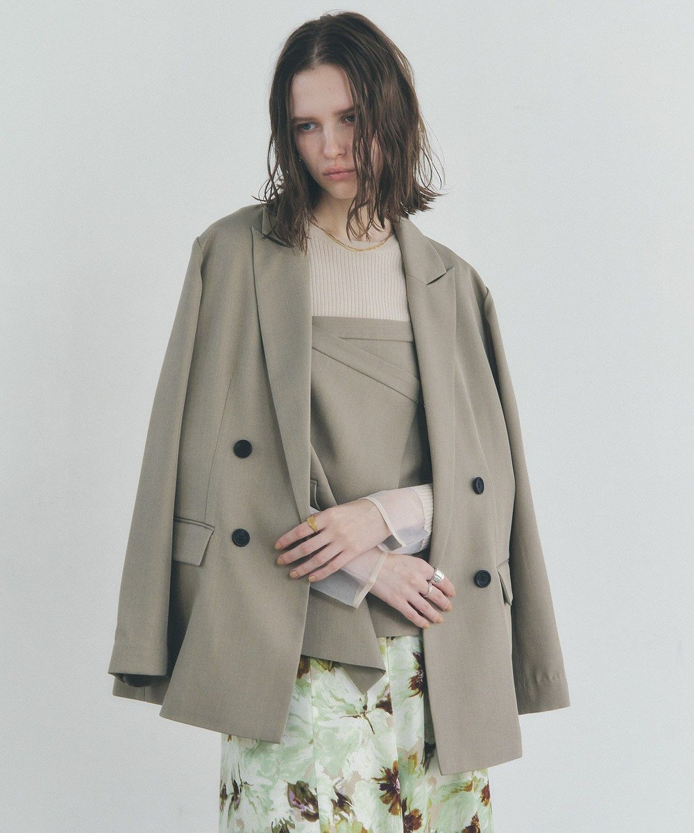 YECCA VECCA ロングテーラードジャケット 