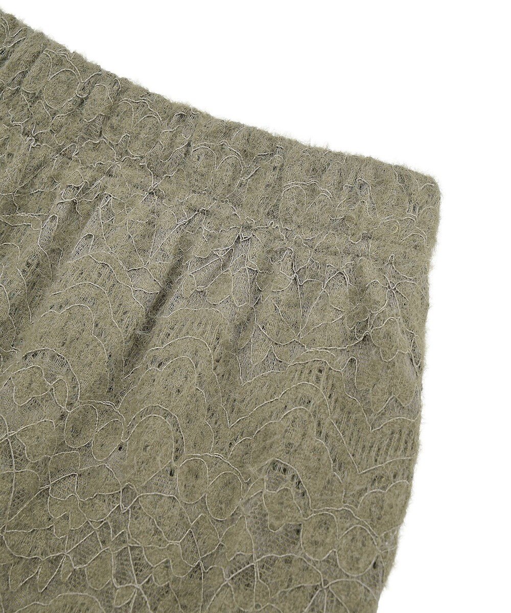 Green Parks 起毛レースティアードスカート 