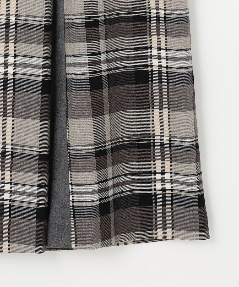 J.PRESS LADIES 【洗える】テトロンレーヨン/ウール milledタータン スカート 