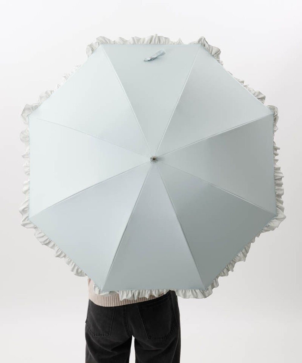 AURORA 【WEB限定】フリル晴雨兼用傘（1段スライドショート） 