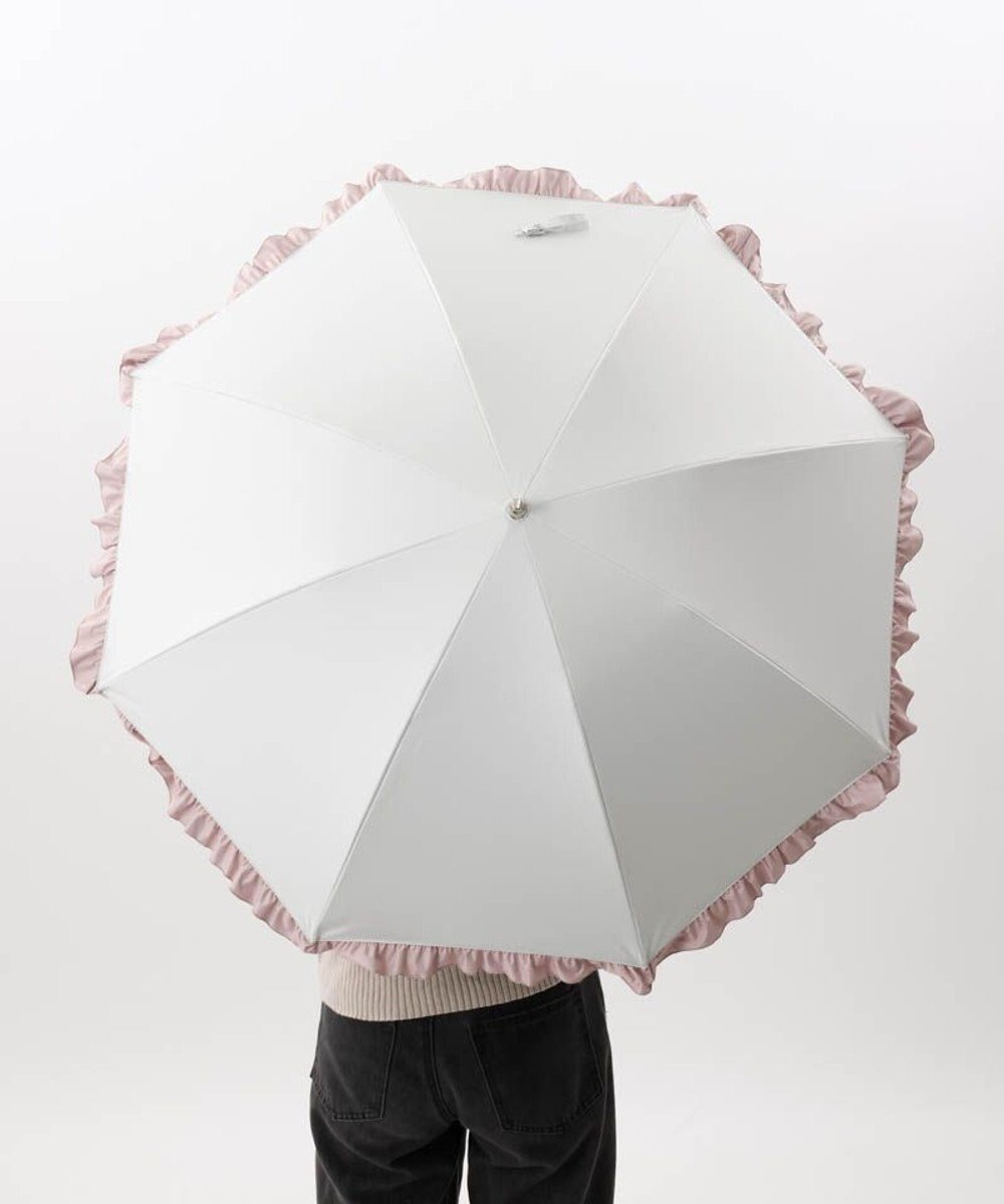 AURORA 【WEB限定】フリル晴雨兼用傘（1段スライドショート） 