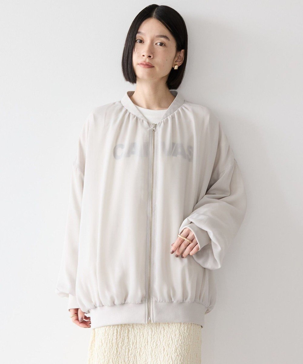 AMERICAN HOLIC リバーシブルシフォン×チュールブルゾン 