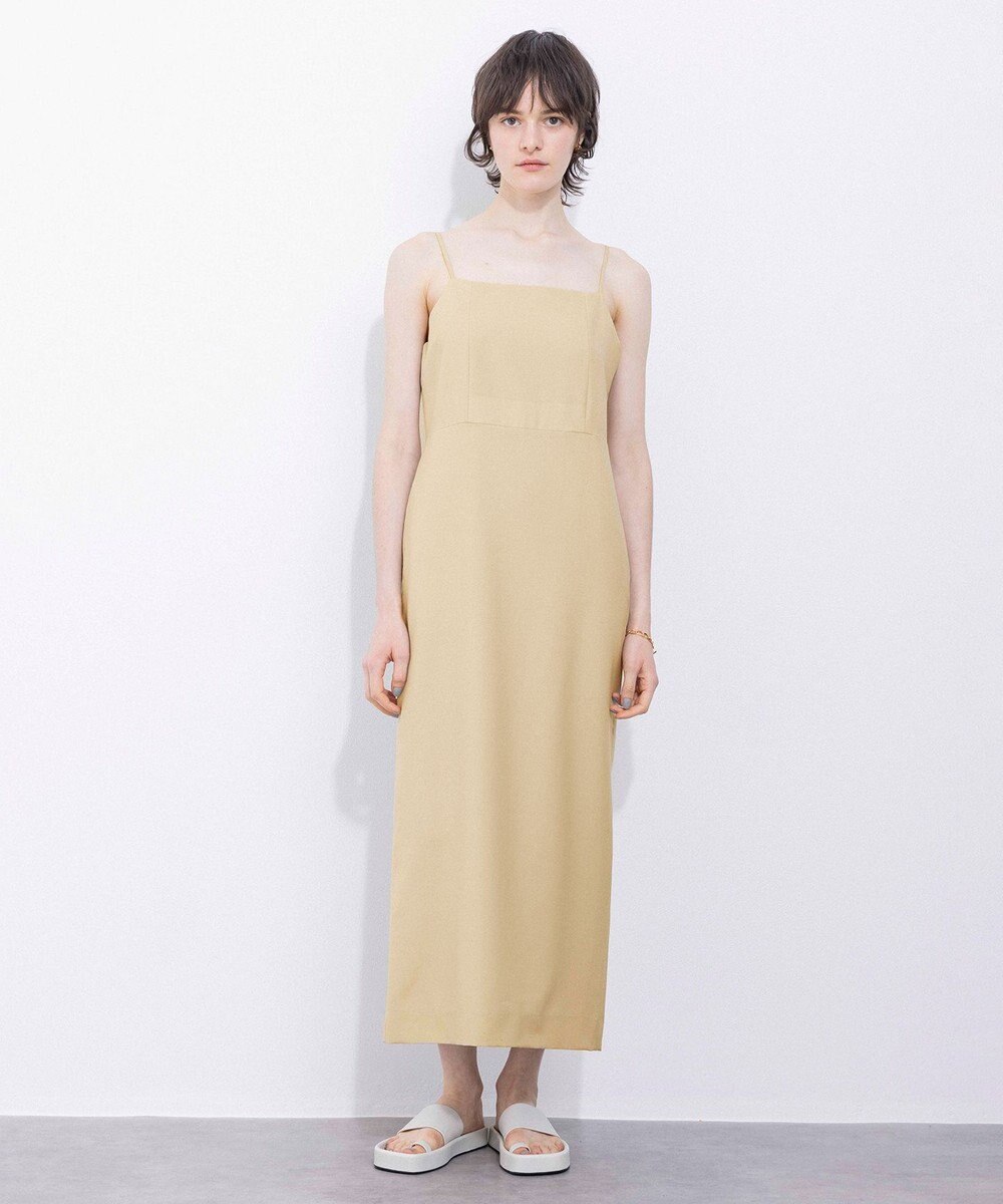 NAVE 【Nave・セットアップ可】ウールポリエステルツイルキャミドレス 
