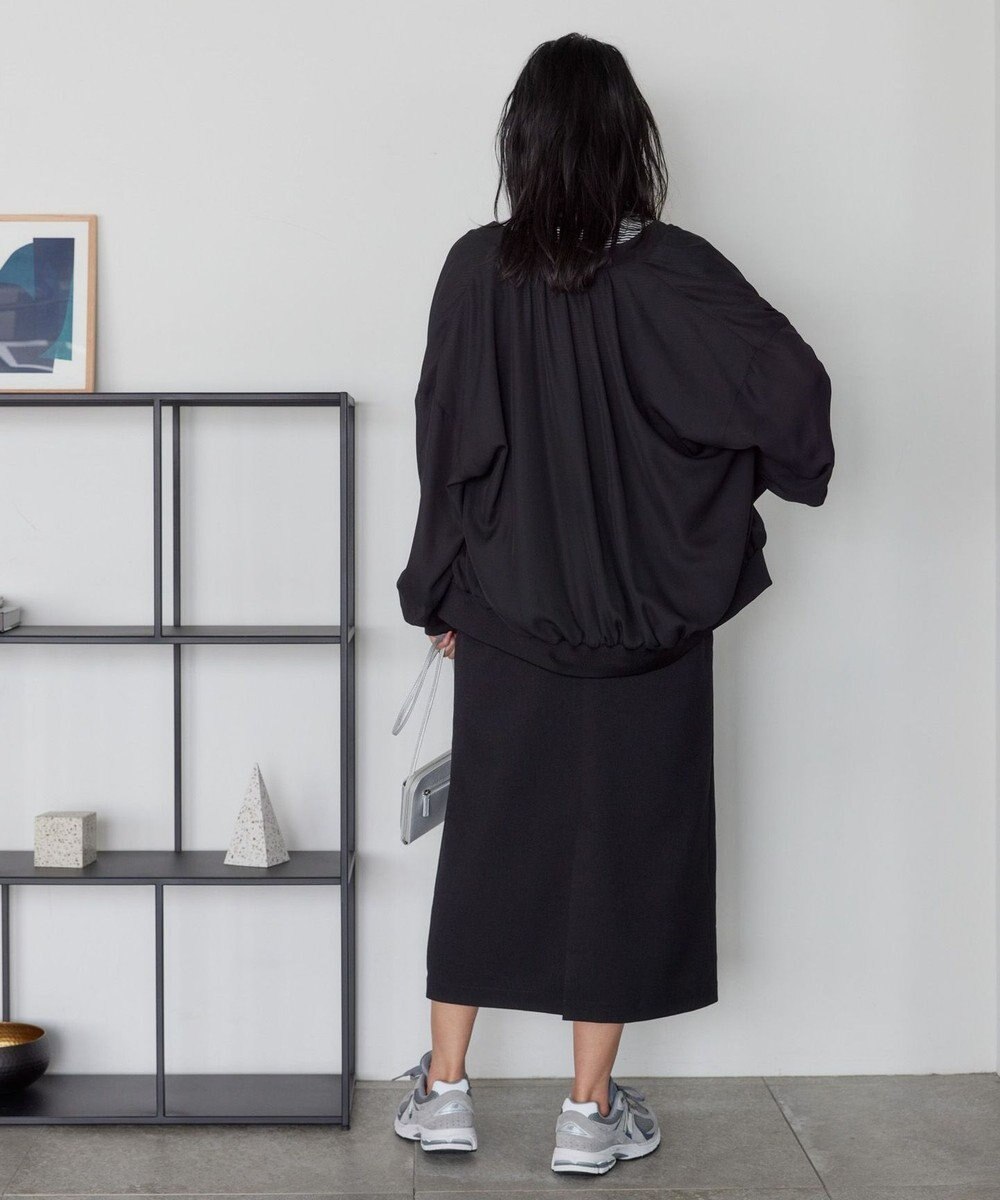 AMERICAN HOLIC リバーシブルシフォン×チュールブルゾン 