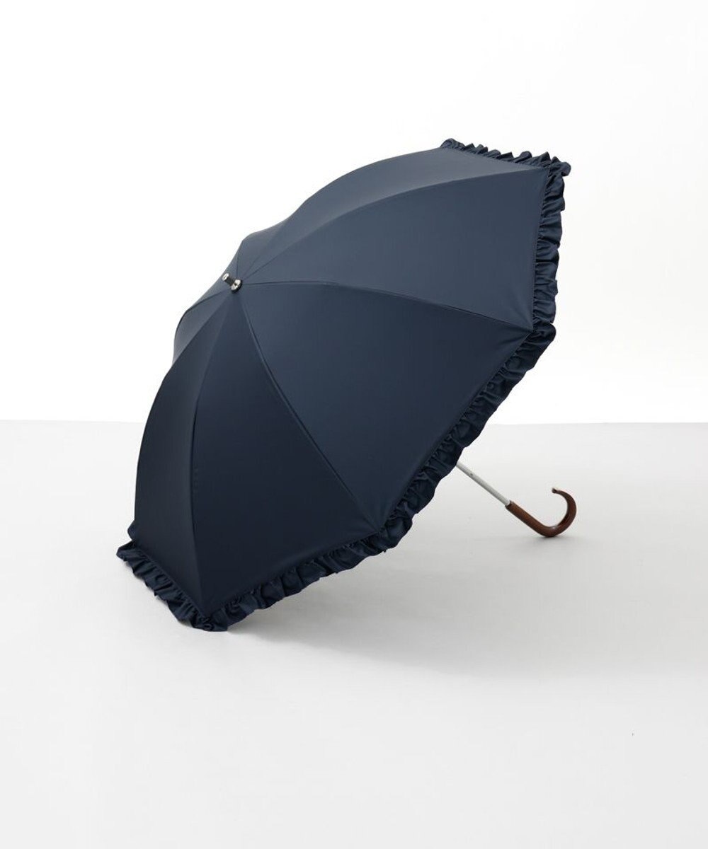 AURORA 【WEB限定】フリル晴雨兼用傘（1段スライドショート） 