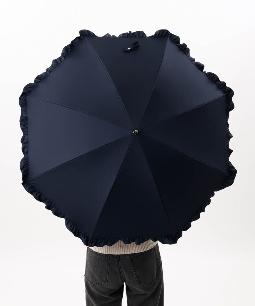 AURORA 【WEB限定】フリル晴雨兼用傘（1段スライドショート） 