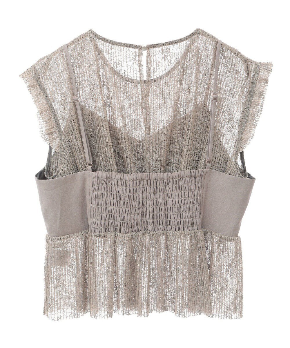 Green Parks ・ＥＬＥＮＣＡＲＥ　ＤＵＥ　ドッキングレースブラウス 