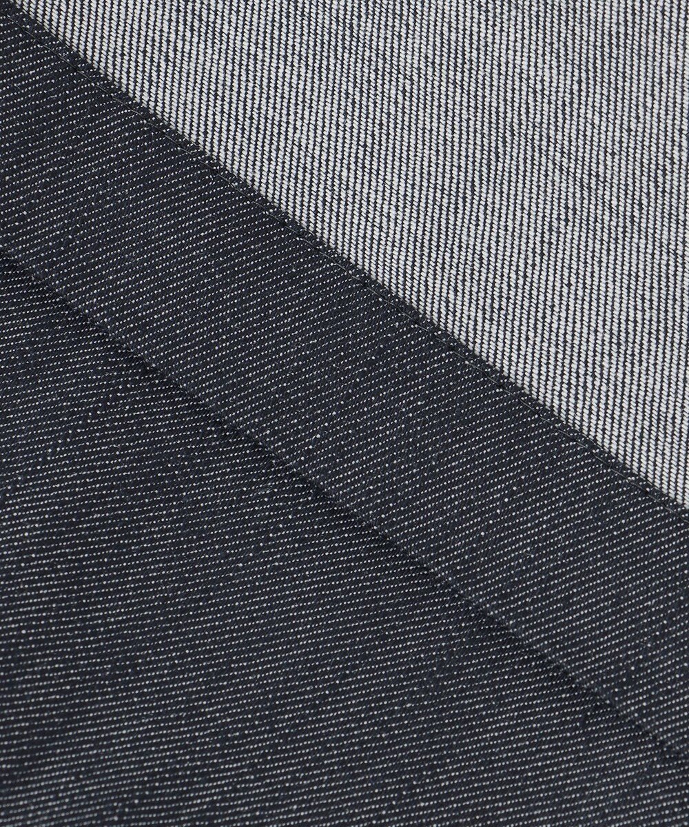 J.PRESS LADIES S 【洗える】セルロースシャンブレー ワイド パンツ 