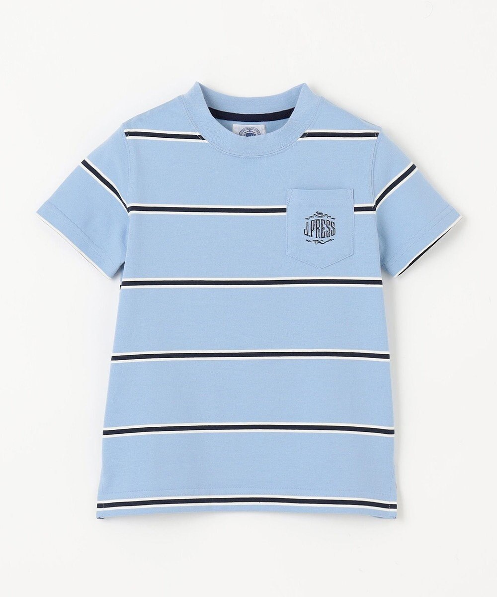 J.PRESS KIDS 【100-130㎝】マルチボーダー 半袖Ｔシャツ 