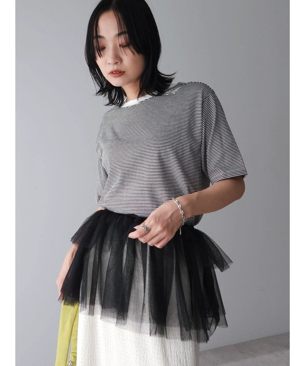 Green Parks マルチｗａｙチュールプリーツベルト 