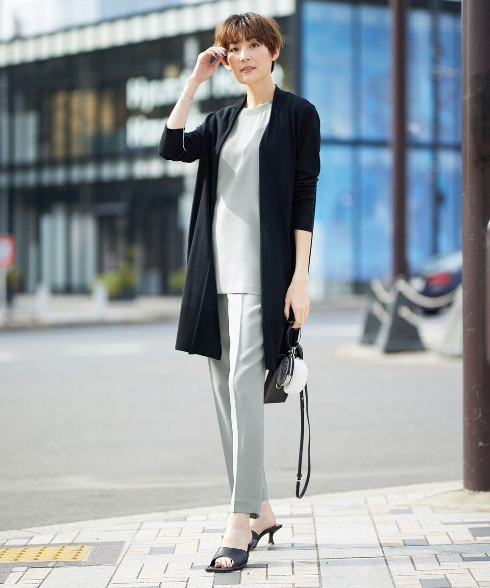 ICB 【洗える・WEB限定カラーあり】 PINION ロングカーディガン 