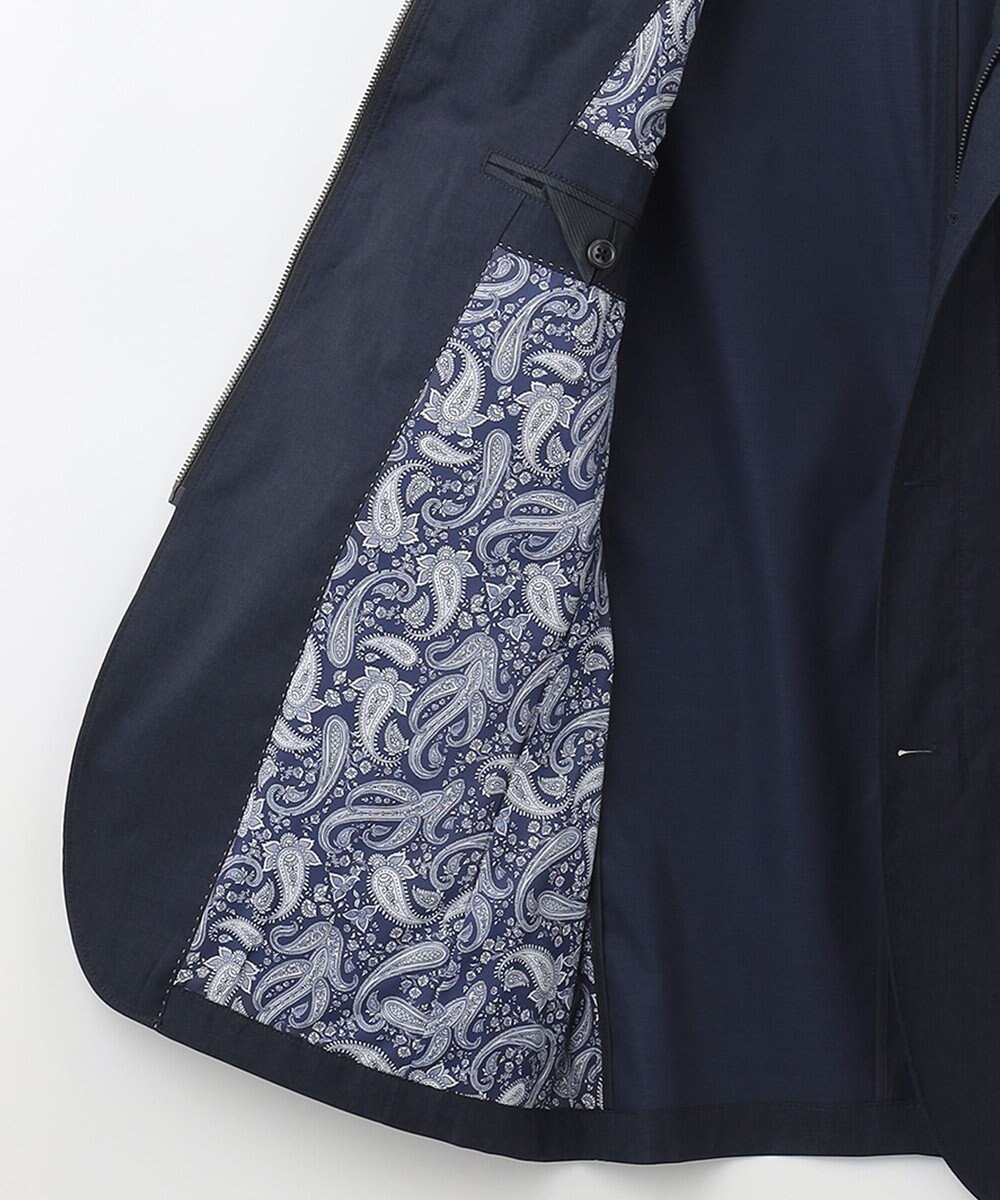 JOSEPH ABBOUD 【キングサイズ・軽量・撥水加工】メランジストレッチジャケットブルゾン 