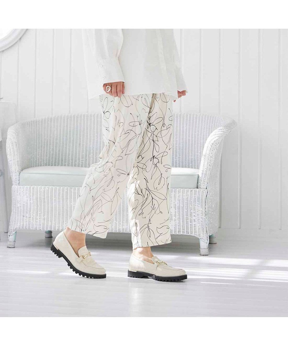 MODE ET JACOMO <carino>【レイン対応】タンクソールビットローファー 