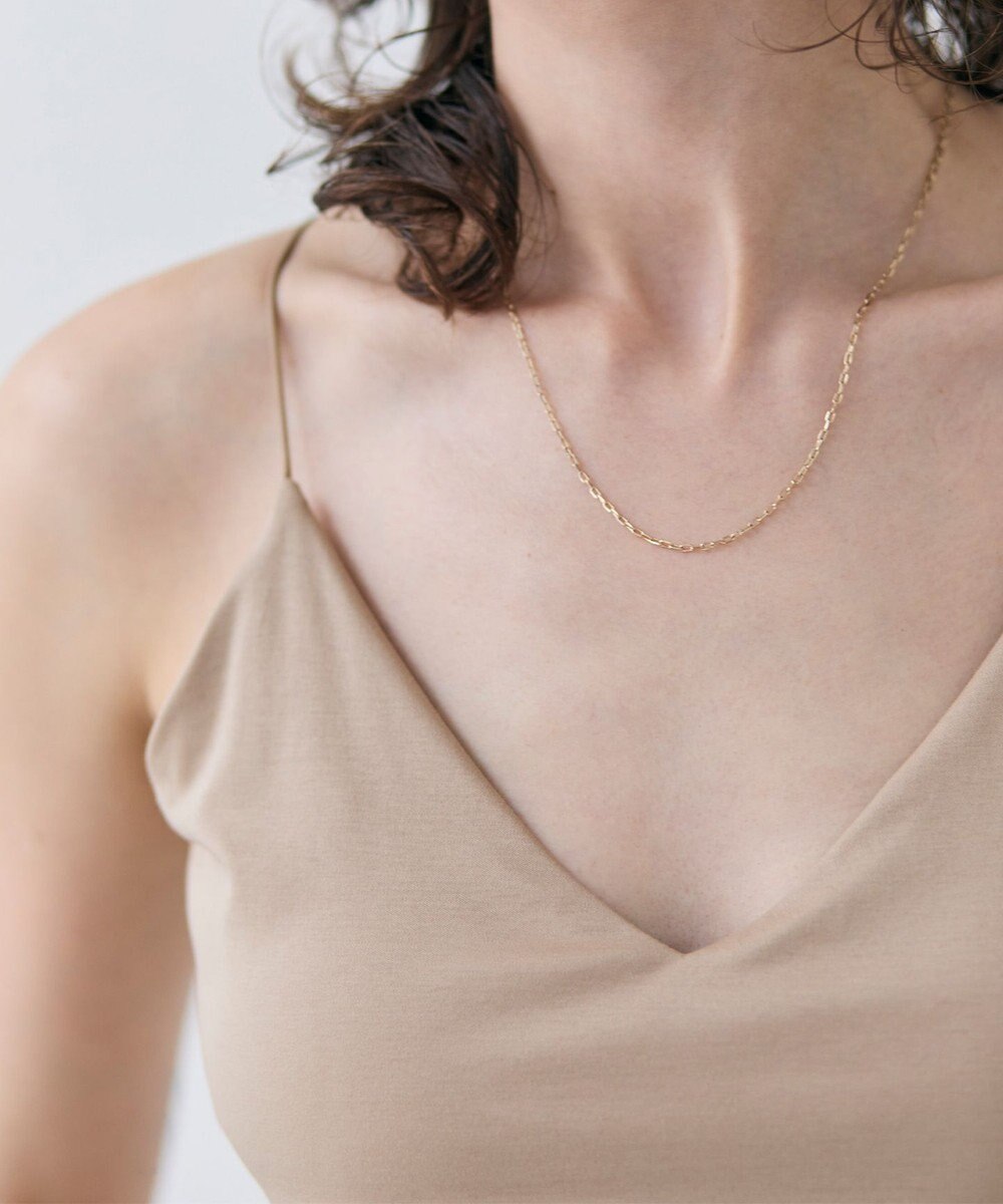 BEIGE， 【洗える・Precious 7月号掲載】ABELIA / コットンVラインカップ付きキャミソール 