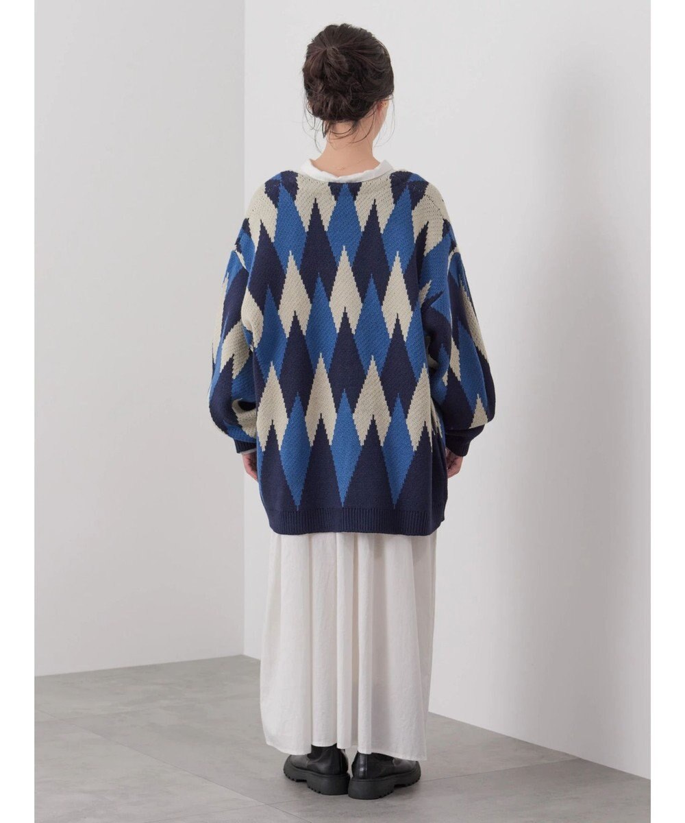 CRAFT STANDARD BOUTIQUE 【男女兼用】アーガイル柄カーディガン 