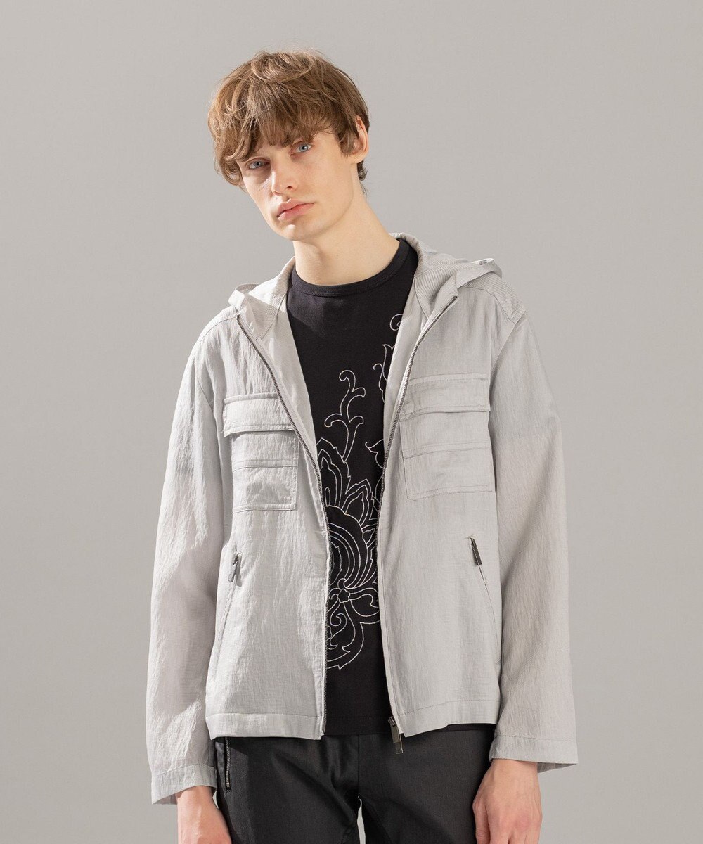 JOSEPH HOMME ストレッチマイヤー　フードブルゾン 