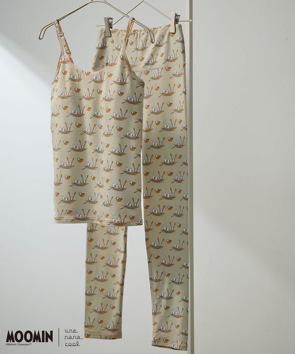 une nana cool 【ムーミン】MOOMIN × une nana ccol　ハラマキ付きレギンス 