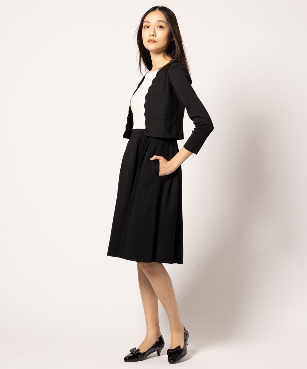 TOCCA 【洗える】SCALLOP ボレロ 