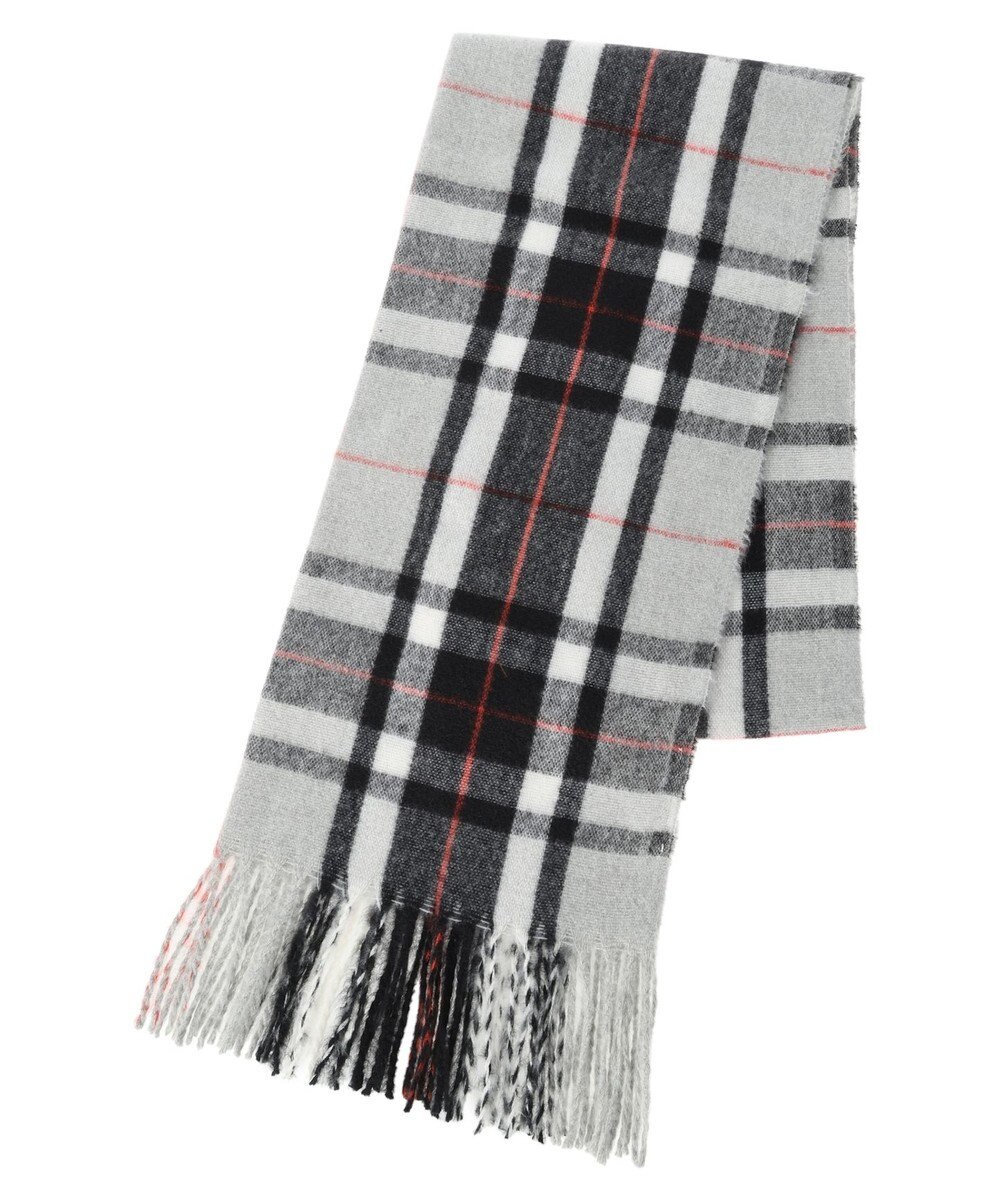 Green Parks カシミヤライクチェックストール 