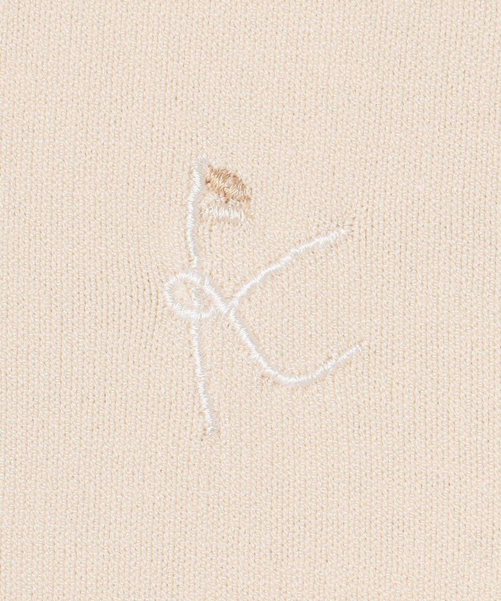 組曲 KIDS 【150-160cm】リボンインターシャニット カーディガン 