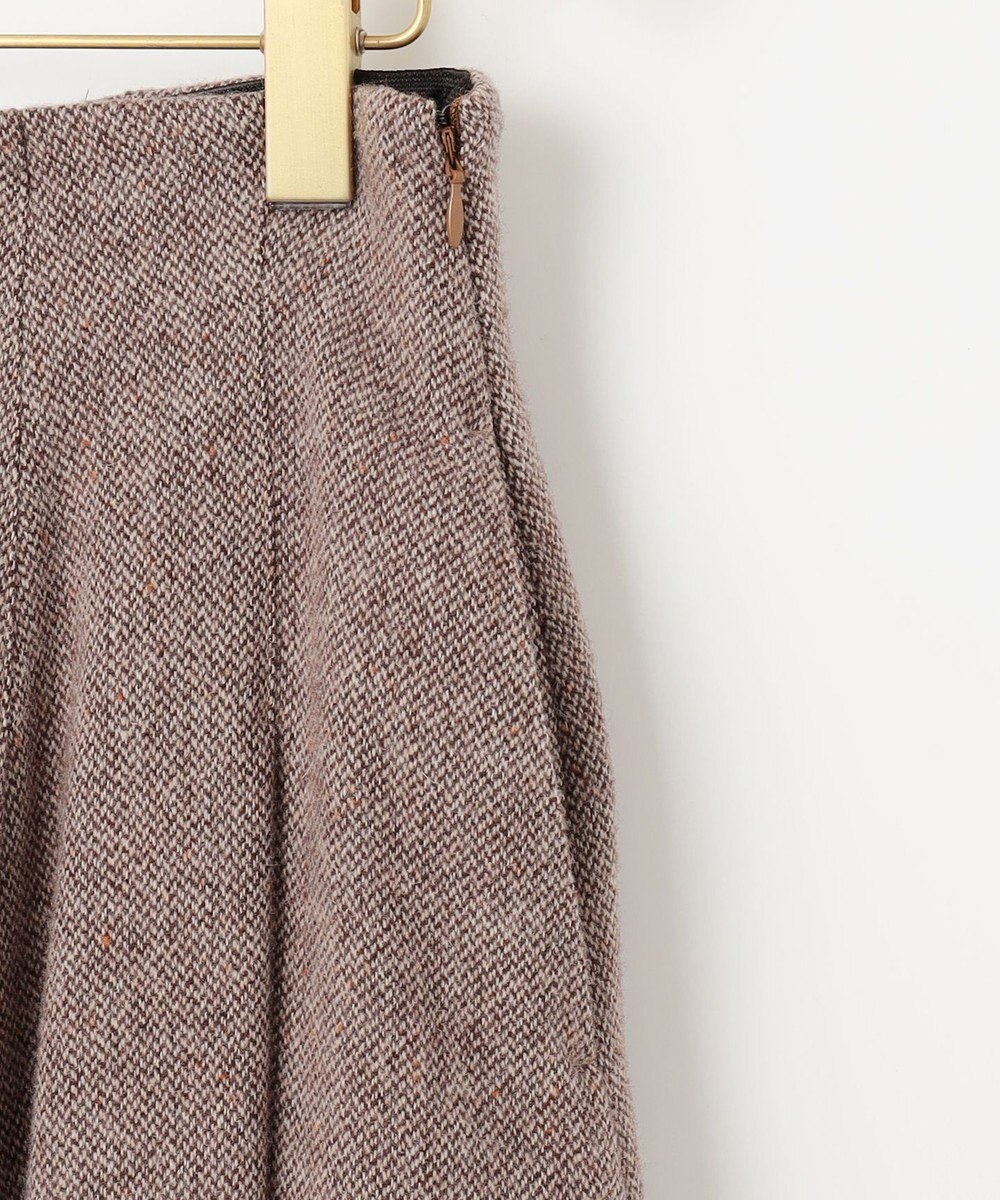 組曲 L 【WEB限定】ネコアシツィード プリーツスカート 