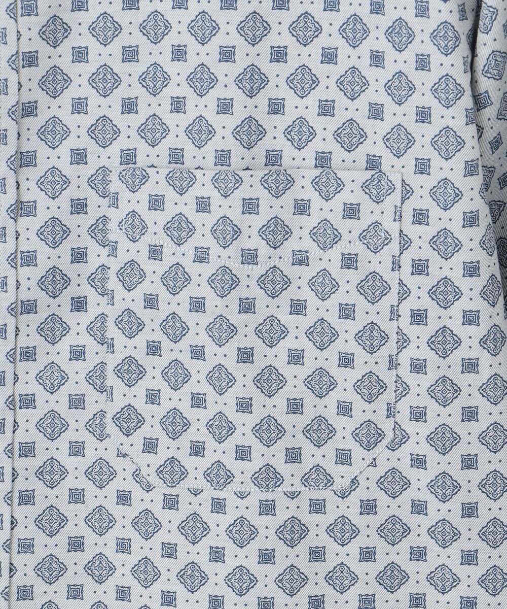 JOSEPH ABBOUD 【キングサイズ・柔らか】ファインパターンプリント シャツ 