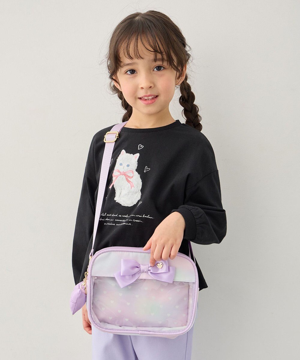 ANY KIDS クリアポケットショルダーバッグ 