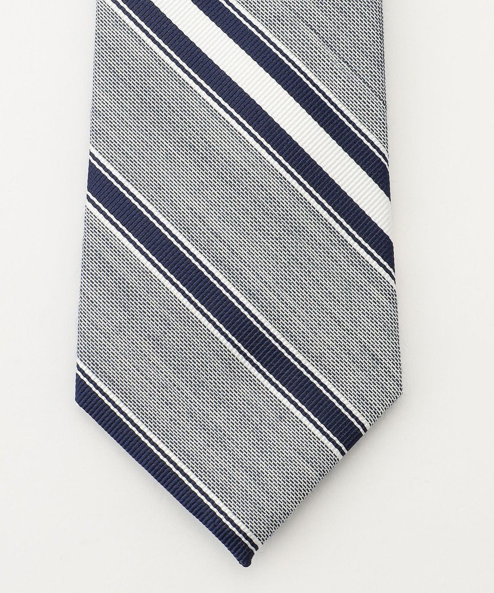 J.PRESS MEN 【LINEN MIX COLLECTION】 レジメンタル ネクタイ 