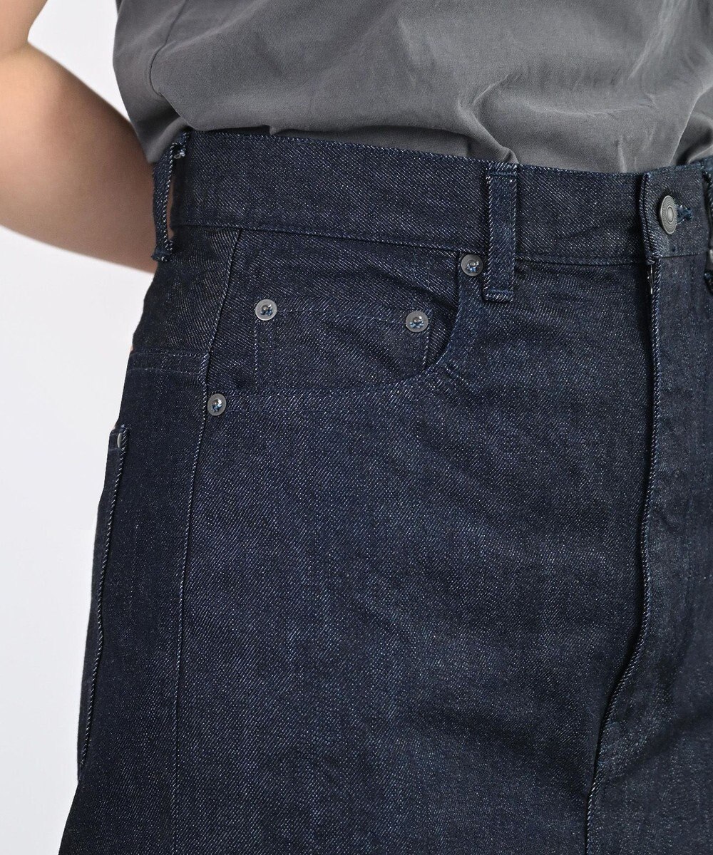 woadblue サルエル ブレットデニムパンツ リジッドブルー 