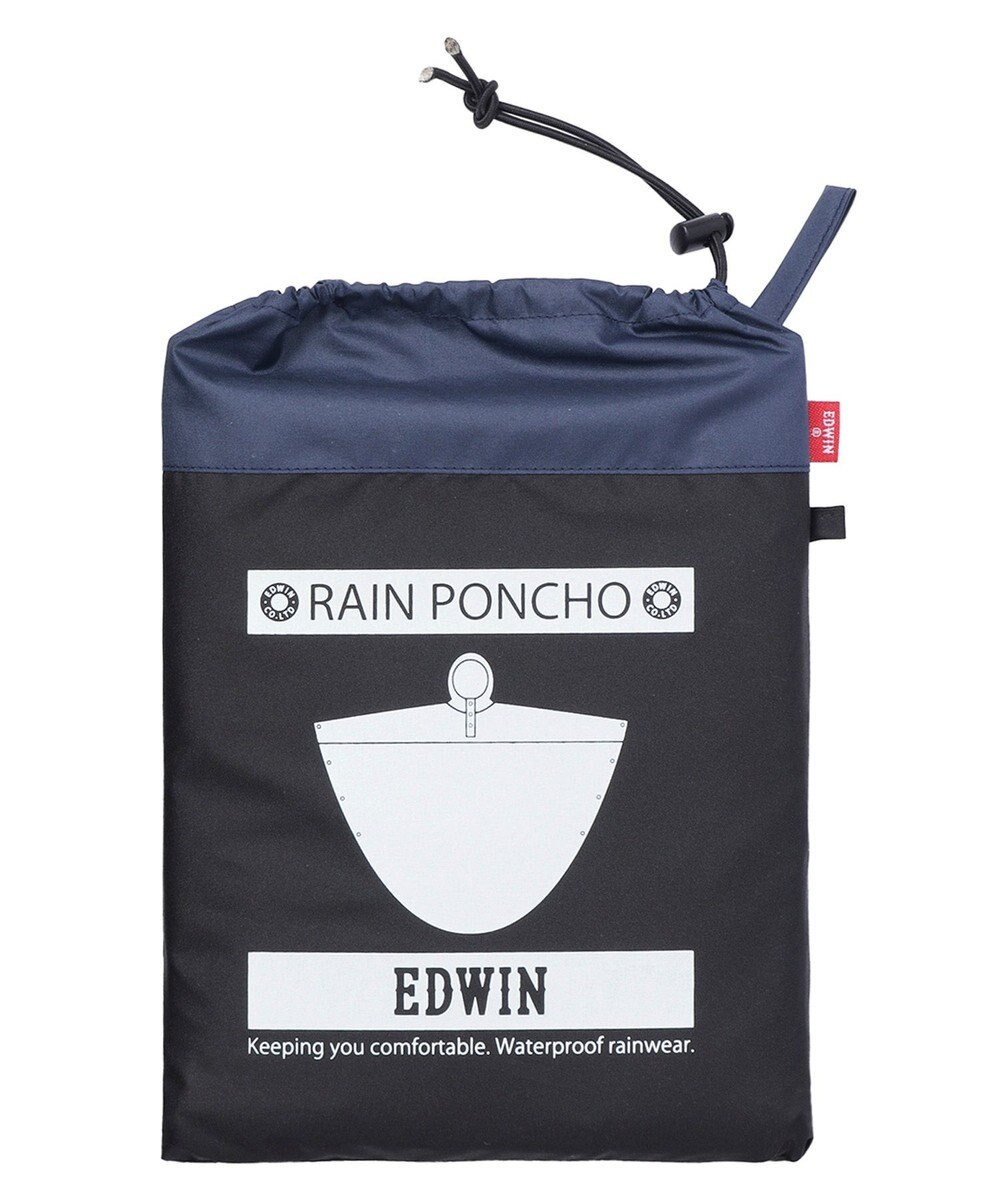 MOONBAT EDWIN(エドウィン) バイカラー  レインポンチョ 