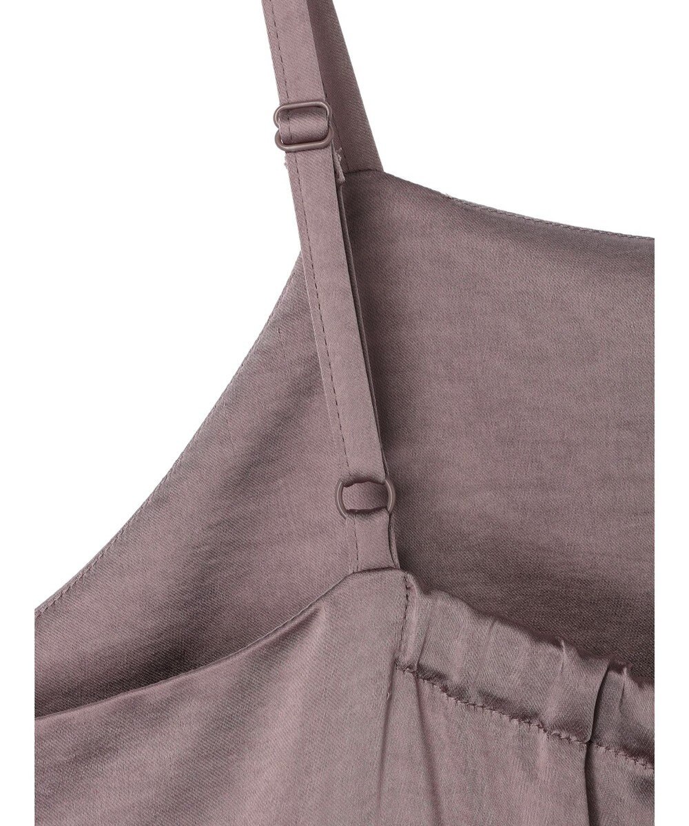 earth music&ecology サテンキャミワンピース 