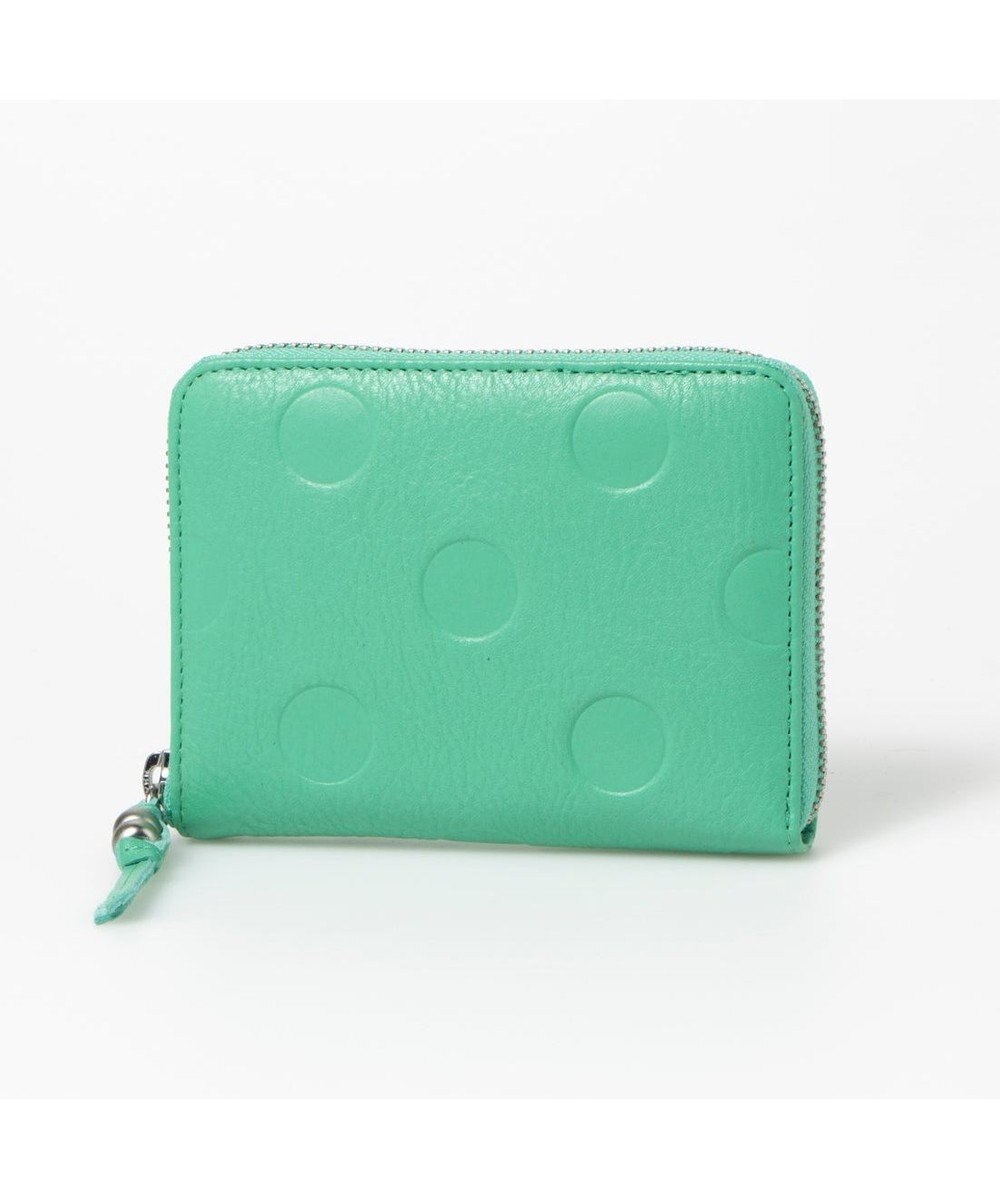 UNBILLION ペルケ perche / ドット型押しラウンドパームフィット財布 