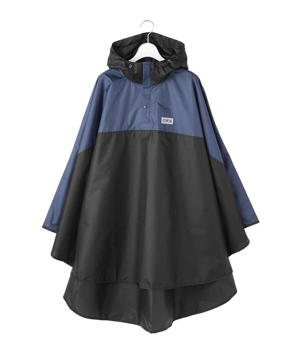 MOONBAT EDWIN(エドウィン) バイカラー  レインポンチョ 