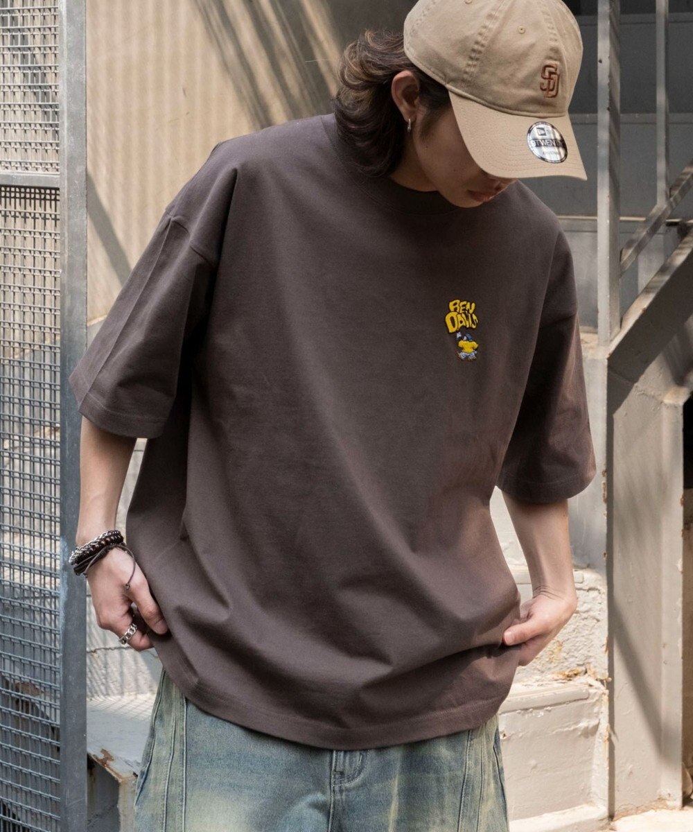 WEGO 【ユニセックス着用ITEM/SMLサイズ展開】別注BENDAVISワンポイントT（SS） 