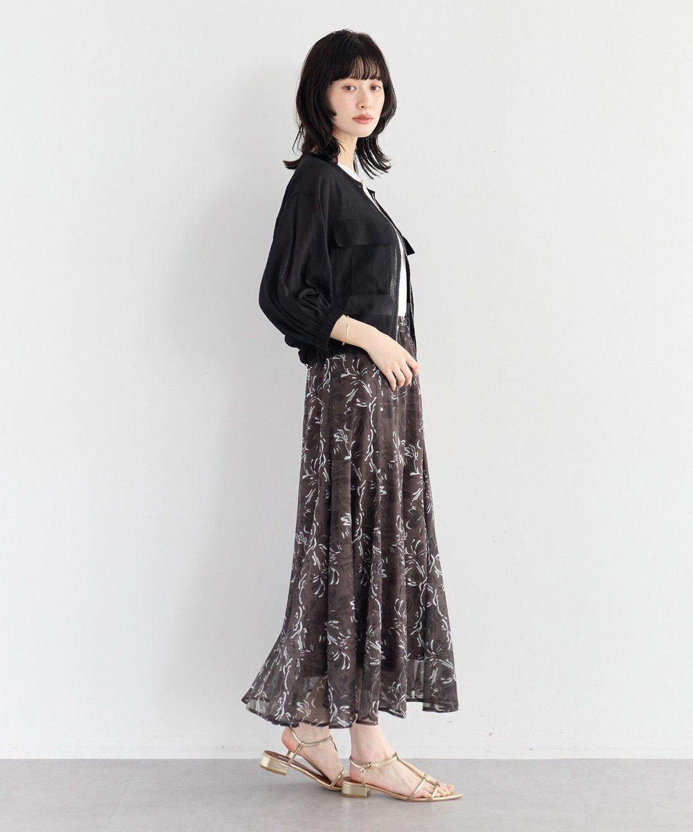 YECCA VECCA ドライタッチシアーブルゾン 