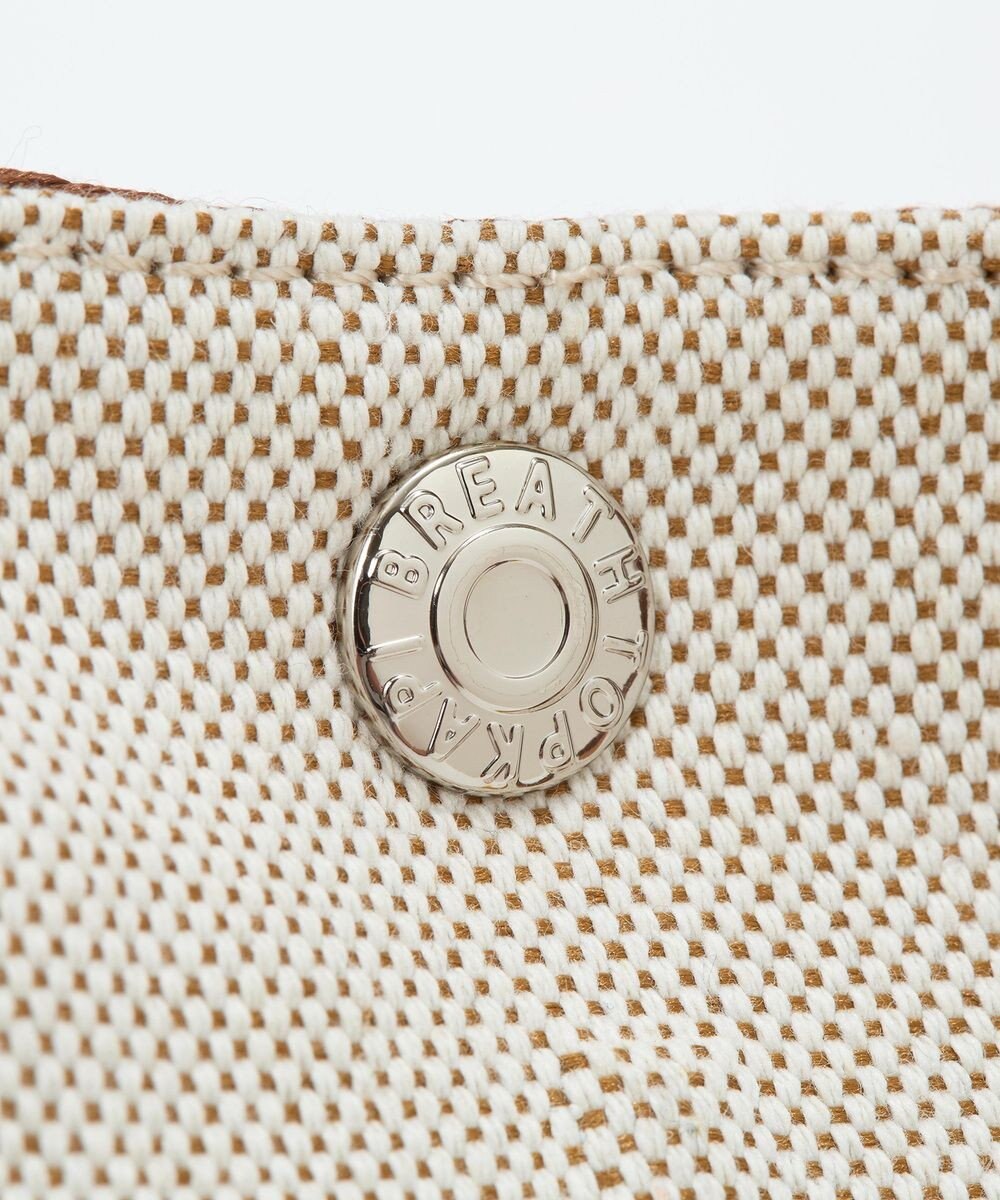 TOPKAPI 【Breath TOPKAPI】SMILE COLLECTION エンボス スマイル ビッグ トートバッグ /スマイルチャーム付き 