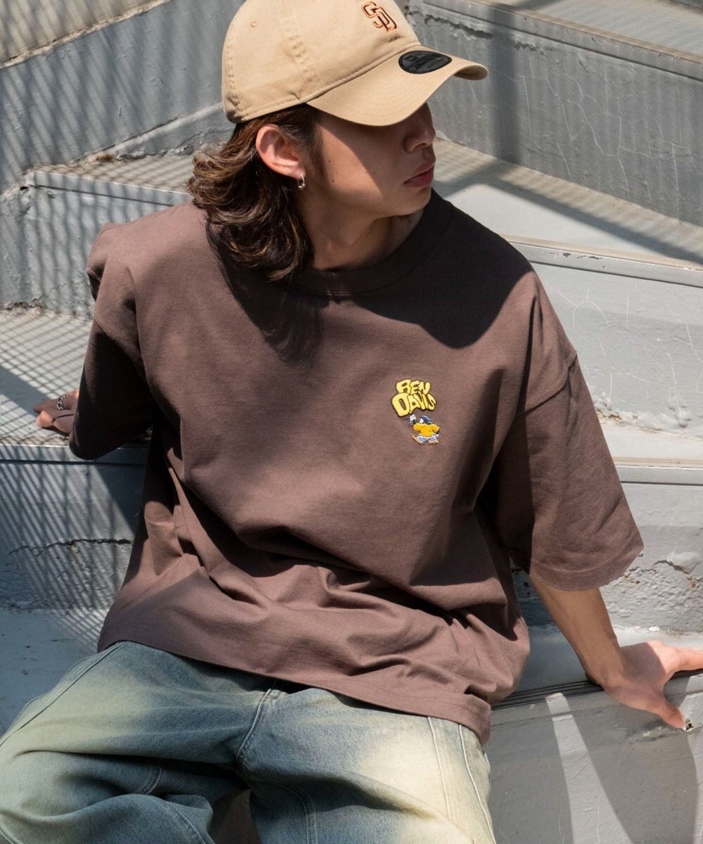 WEGO 【ユニセックス着用ITEM/SMLサイズ展開】別注BENDAVISワンポイントT（SS） 