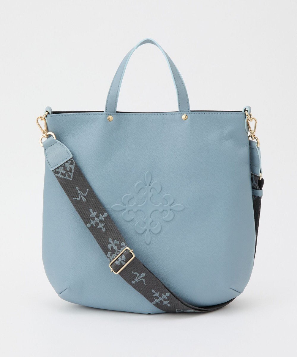 russet スリム2WAYトートバッグ <エンボスモノグラム>(CE-1611) 