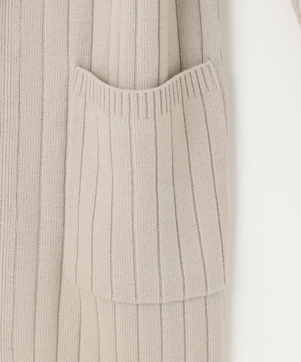 自由区 【ご好評につき新色追加】【WEB限定・洗える】ウールミックス フード付きカーディガン 