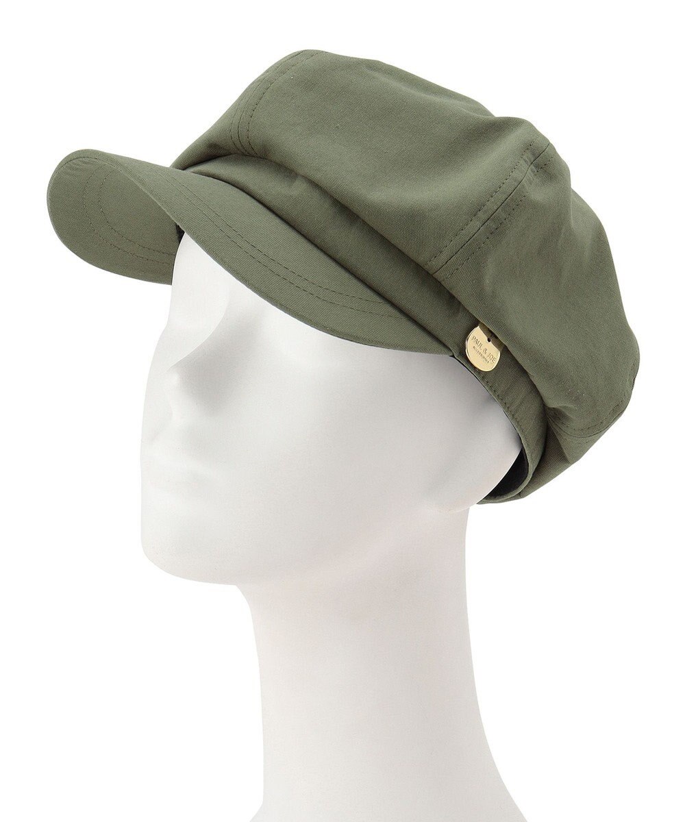 MOONBAT ポール & ジョー (PAUL & JOE ACCESSOIRES) ロゴプレート 無地 キャスケット 