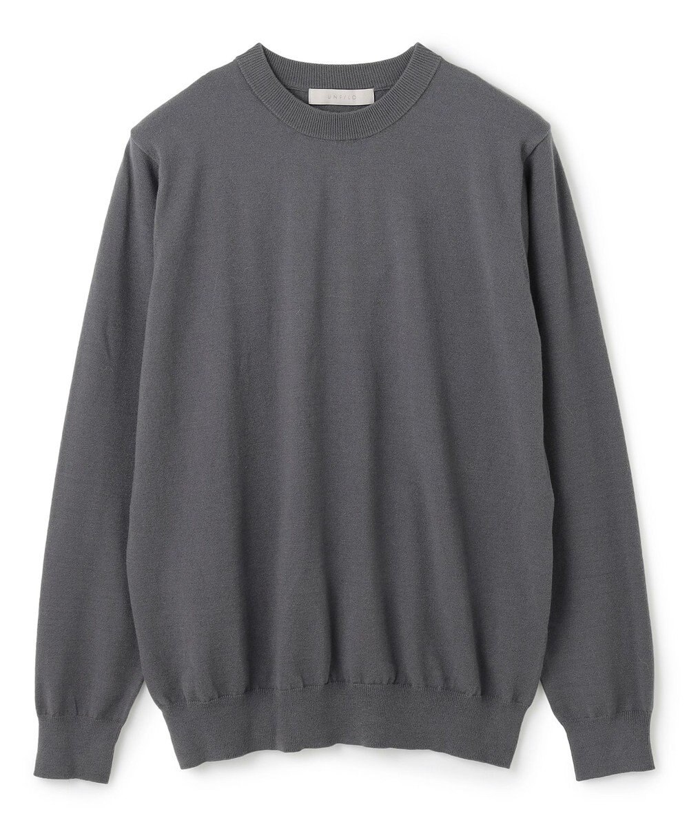 UNFILO MENS 【男女兼用】ライトウォーム クルーネックニット 