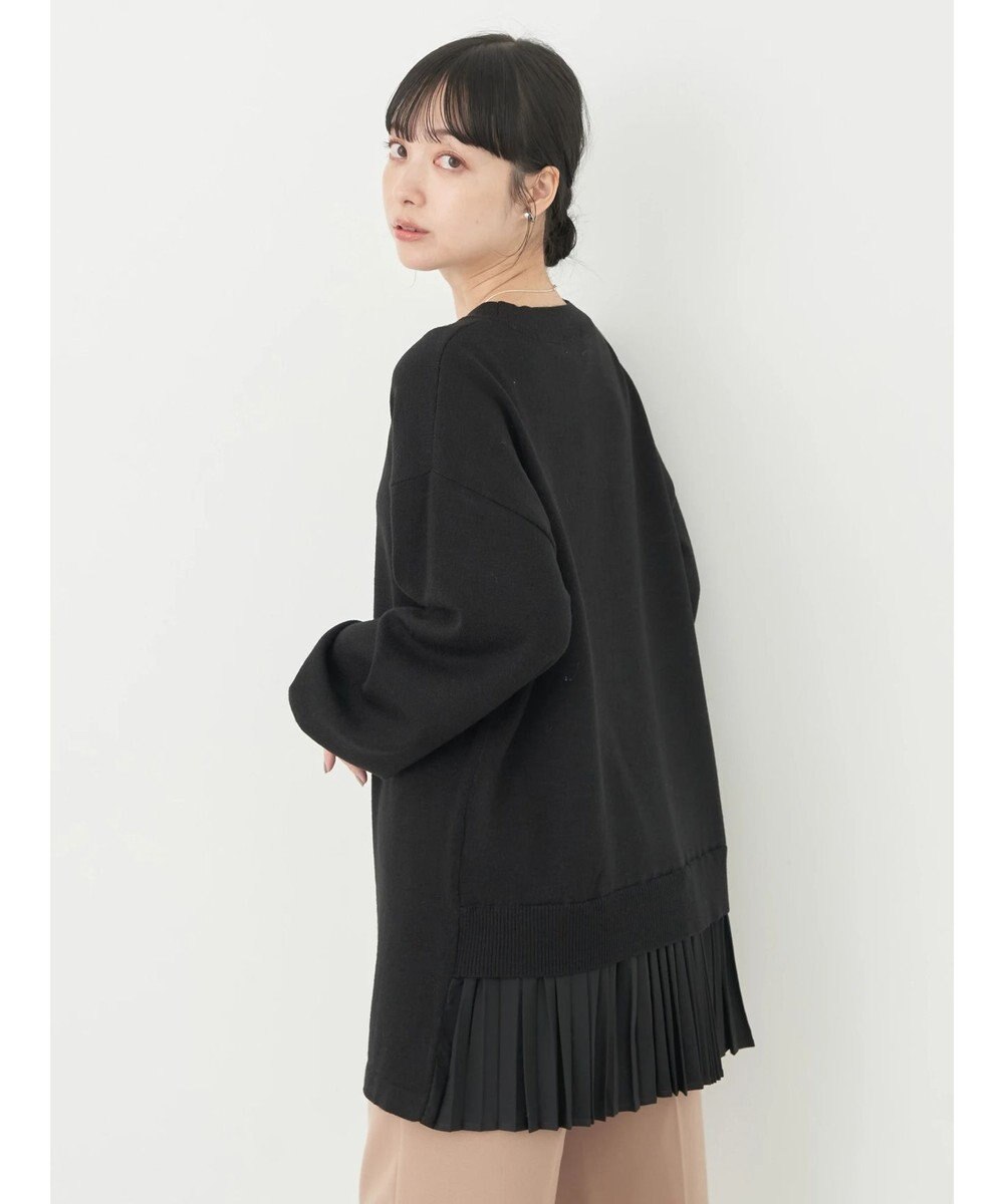 earth music&ecology バックヘムプリーツチュニック 