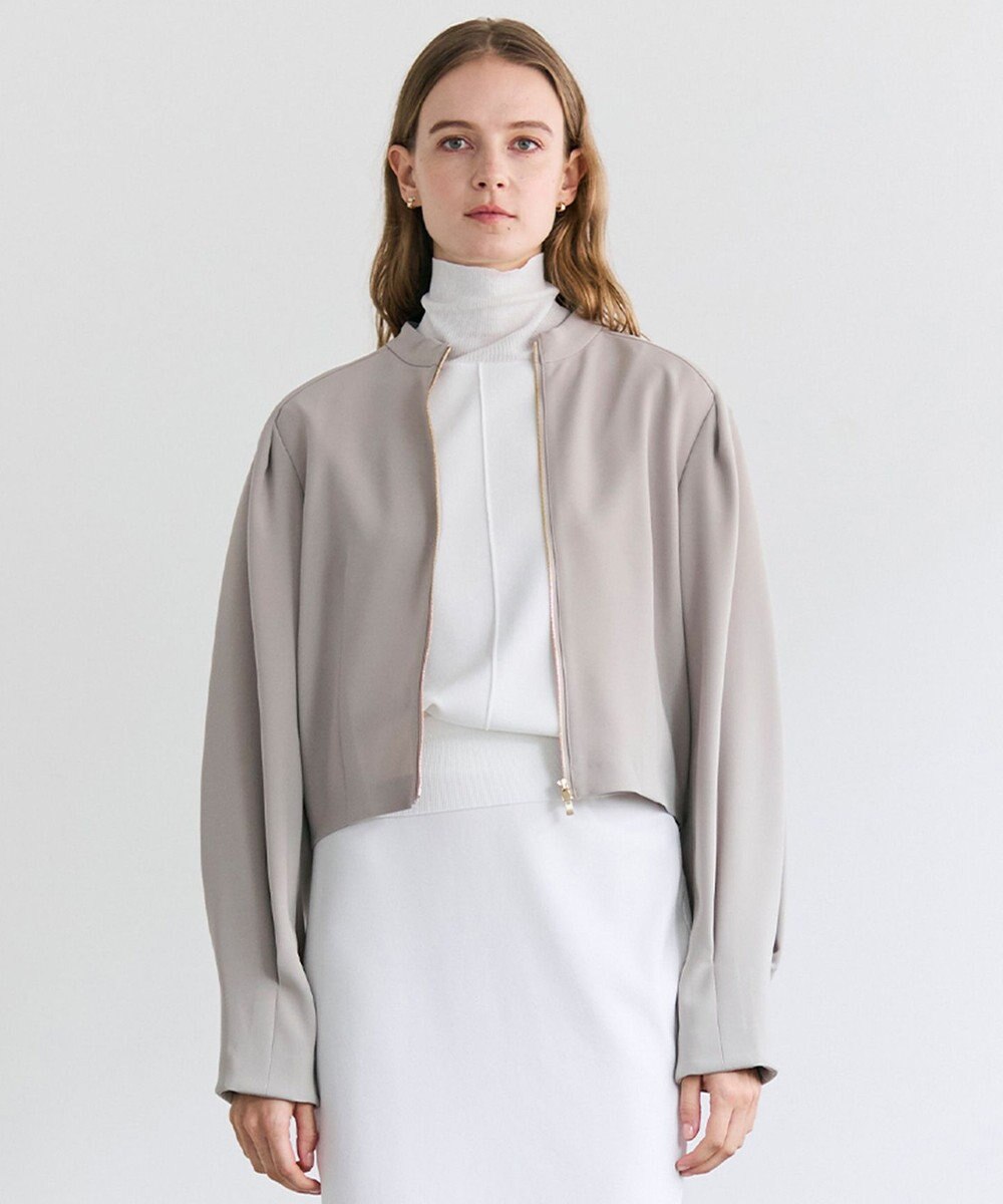 BEIGE， RUE / ドライタッチコンパクトブルゾン 