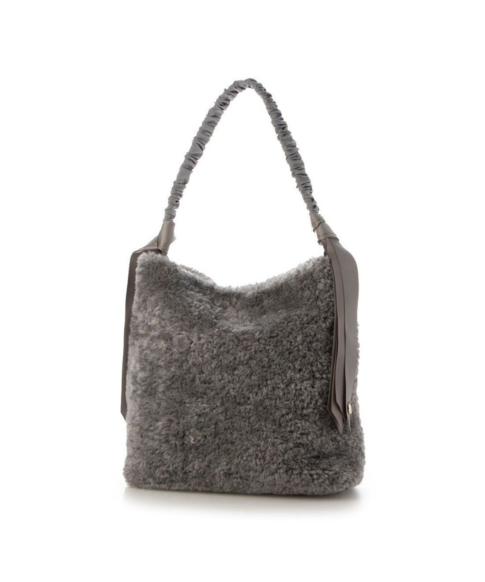 UNBILLION カシュカシュ cachecache / 下がりグログランボアトートバッグ 