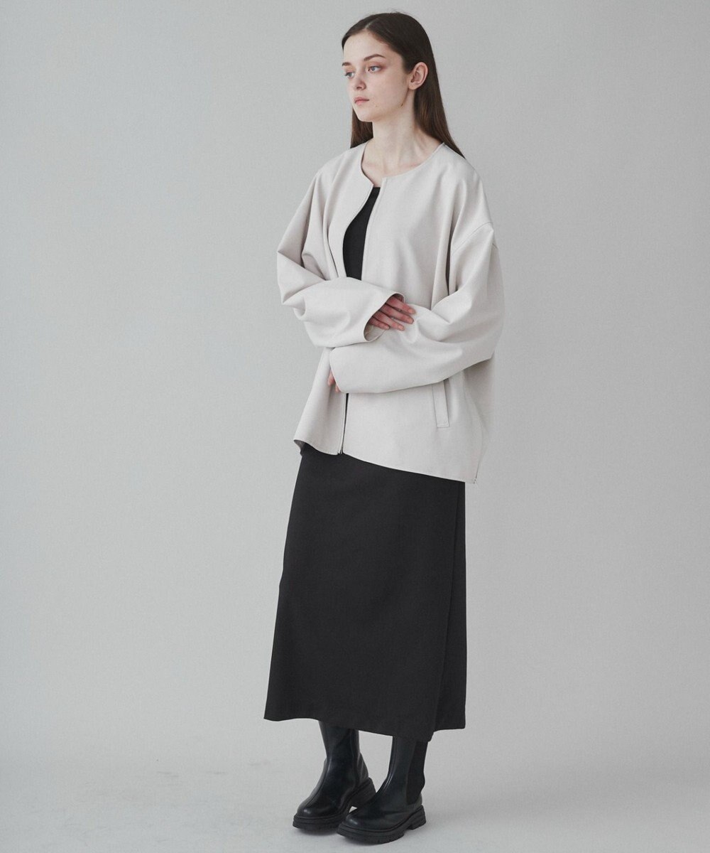 WEGO 【ユニセックス着用ITEM】トロミノーカラーブルゾン 