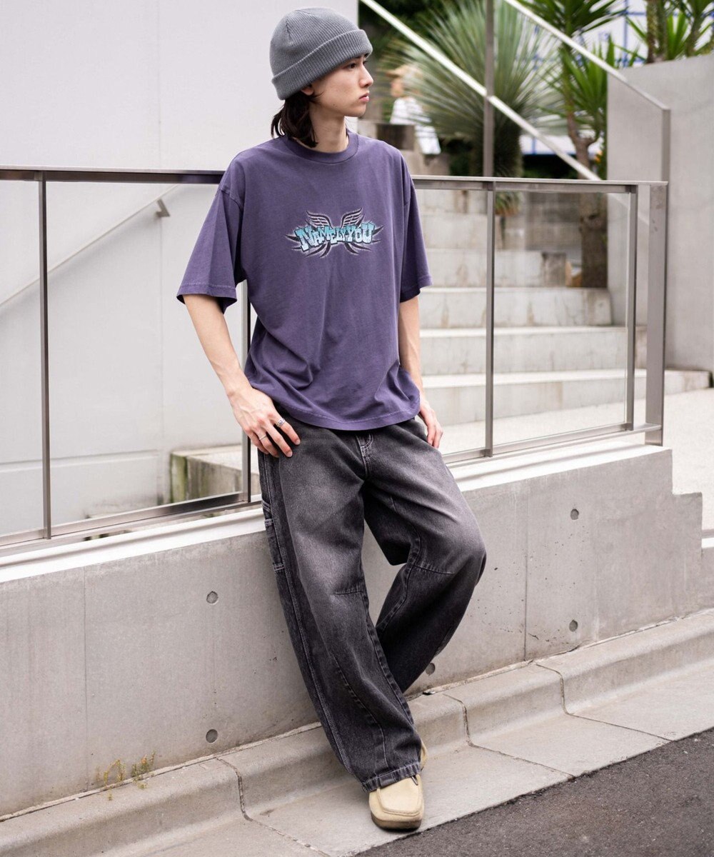 WEGO 【ユニセックス着用ITEM/MLサイズ展開】コンパクトフィットピグメントグラフィックT（SS） 